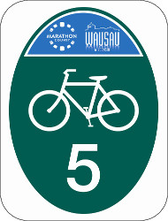 Wausau Route 5 sign